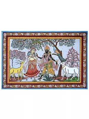 Shyama Sundar Krishna with Radha