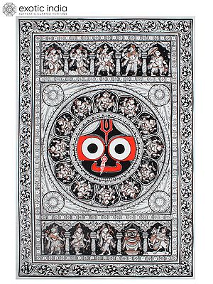 Shri Jagannath Ji With Ten Incarnations of Lord Vishnu (Dashavatara)