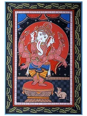 Standing Chaturbhuj Ganesha