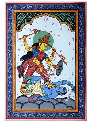 Goddess Durga Pattachitra