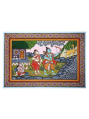 Goddess Sita Requesting Lord Rama to Catch Golden Deer