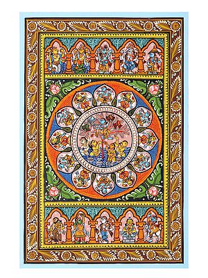 Lord Krishna Stealing The Clothes of Gopis | Ten Incarnations of Lord Vishnu (Dashavatara)
