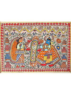 Goddess Sita Swayamvar | Madhubani Painting