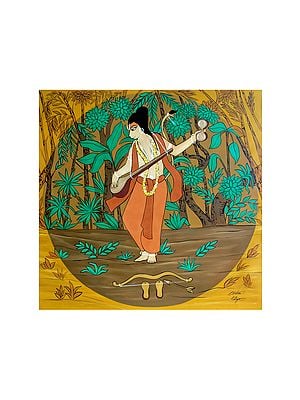 Rama Bhakta Hanuman | Acrylic On Canvas