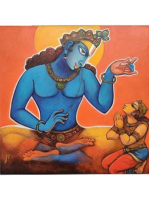 Geetopadesha | Painting by Manisha Srivastava