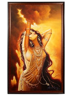 Charming Beauty | Without Frame | Oil Painting on Canvas