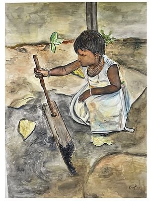 Free Play | Painting By Deepali Bhanushali | Water Color On Paper