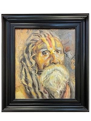 Sadhu | Boby Abraham | Oil On Canvas | With Frame