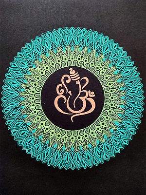 Ganesha Mandala Painting