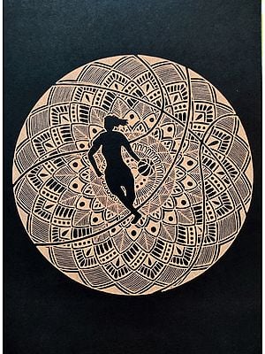 Basketball Mandala Painting