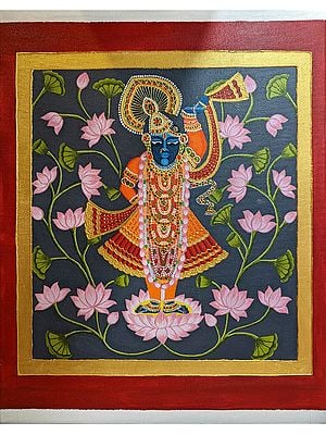 Lord Shrinathji Painting | Pichhwai Art | Nidhi Lahoti