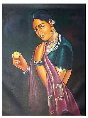 Beautiful Indian Woman | Oil Painting by Jagriti Sharma