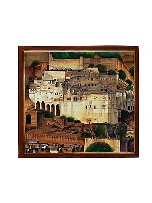 Amer Fort Painting | Oil Painting by Jagriti Sharma