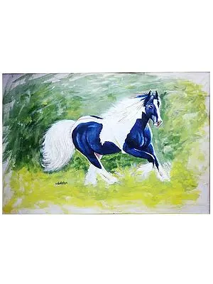 Strutting Stallion | Acrylic Painting by Amit Suthar