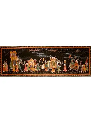 A Procession at Night