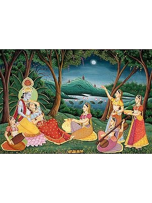 An Evening of Music with Krishna and Radha in Vrindavan