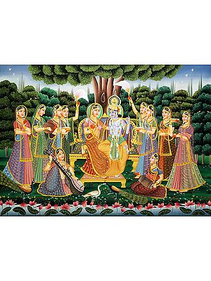 An Evening of Music with Krishna and Radha in Vrindavan