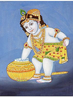 Baby Krishna the Butter Thief