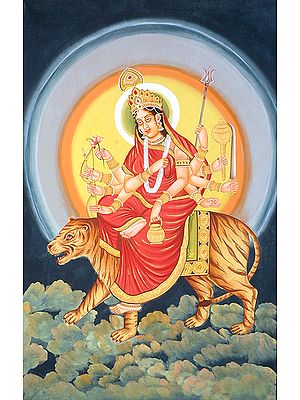 Navadurga - The Nine Forms of Goddess Durga - CHANDRAGHANTA (The Third)