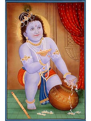 Gopala Eating Butter