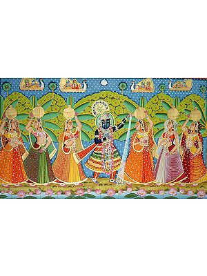 Krishna Teasing Gopis