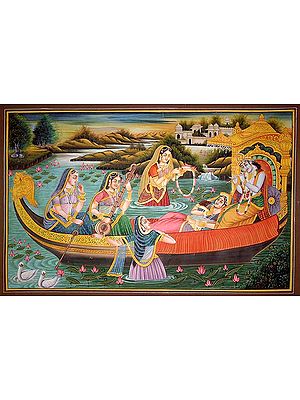 Krishna with Gopikas