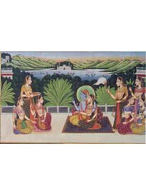 Krishna With Gopikas