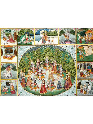 Krishna's Rasa Lila and the Events from His Life