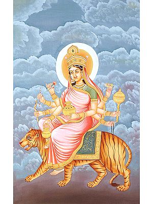 Navadurga - The Nine Forms of Goddess Durga - KUSHMANDA (The Fourth)