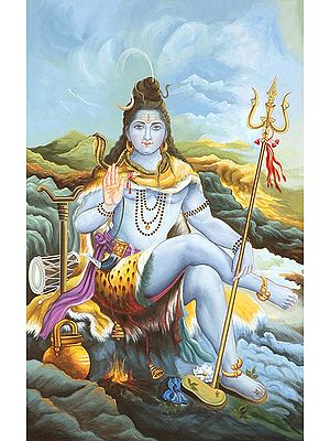 Lord Shiva on Kailash