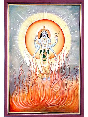 A Vision for Meditation on the Supreme Lord Narayana (Shrimad Bhagavatam 11.14.37-41)