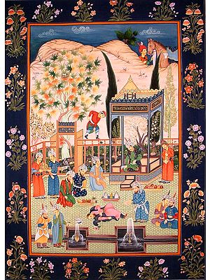 Persian Court Scene