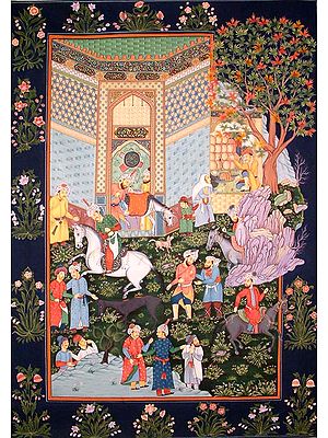 Persian Market Scene