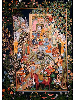 Persian Market Scene