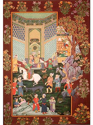 Persian Market Scene