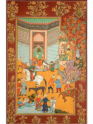 Persian Market Scene