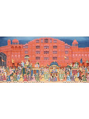 Procession at Hawa Mahal