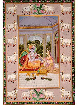 Radha Feeding Krishna
