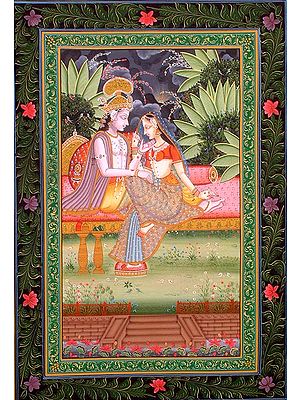 Radha Krishna in the Garden of Love
