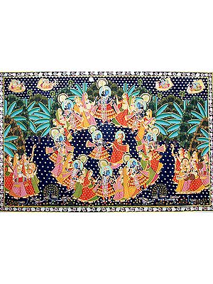 Rasa Lila - The Divine Circular Dance of Krishna with Gopis