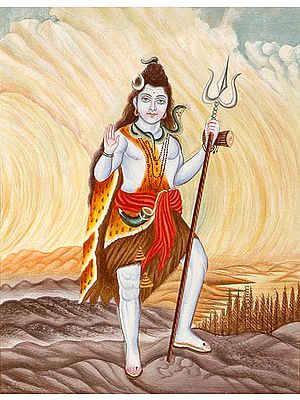 Standing Lord Shiva