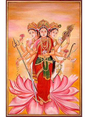 The Devis Lakshmi, Parvati, and Saraswati