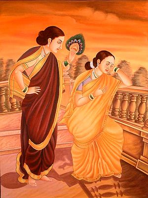 Two Ladies on a Terrace