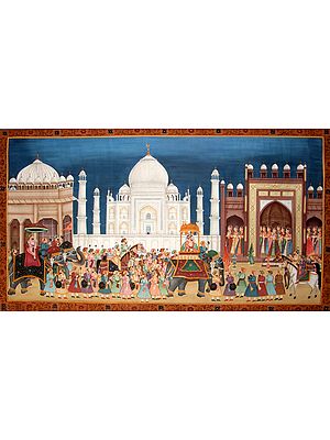 Procession at the Taj Mahal