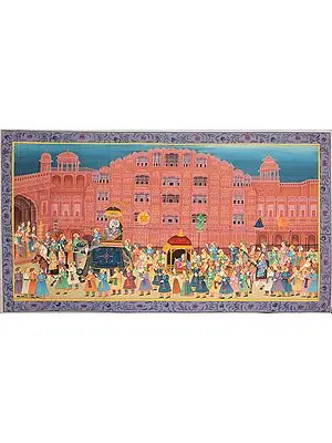 Procession at Hawa Mahal