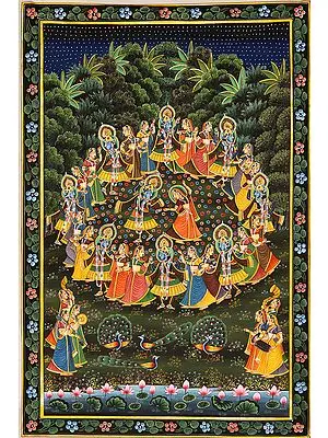 Rasa Mandala (The Divine Circular Dance of Krishna with Gopis)