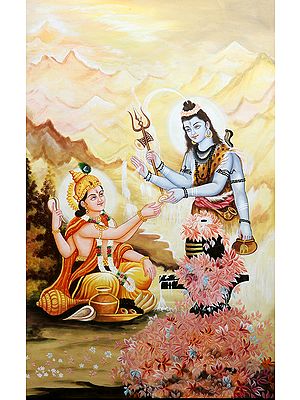 Lord Vishnu and Shiva