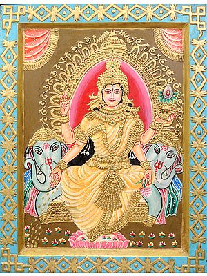 Goddess Lakshmi Raining Coins