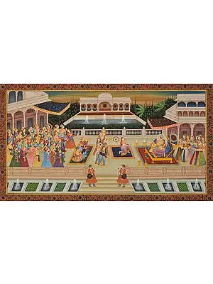 Mughal Nobleman, Lover Of Art And Pleasure