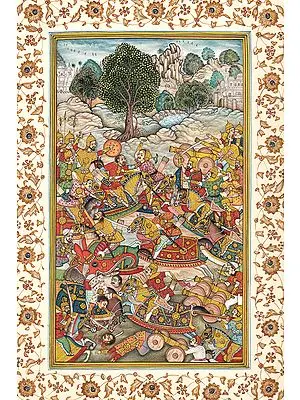 Persian Battle Scene
